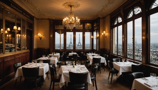 Restaurant parisien avec panorama époustouflant : madame brasserie